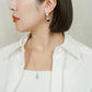 18K/10K White & Blue Color Wire Earrings (Yellow Gold) - Model Image