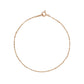 10K Glittering Petal Chain Bracelet (Rose Gold) - Product Image