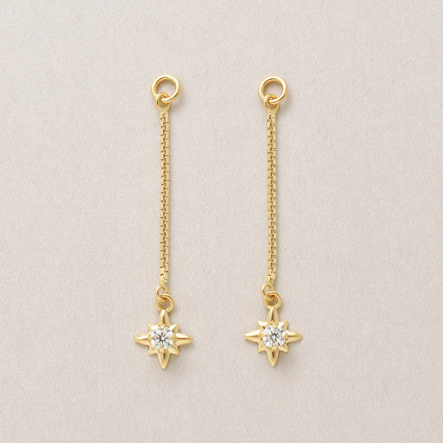 [Palette] 10K Star Charms (Yellow Gold) - Product Image