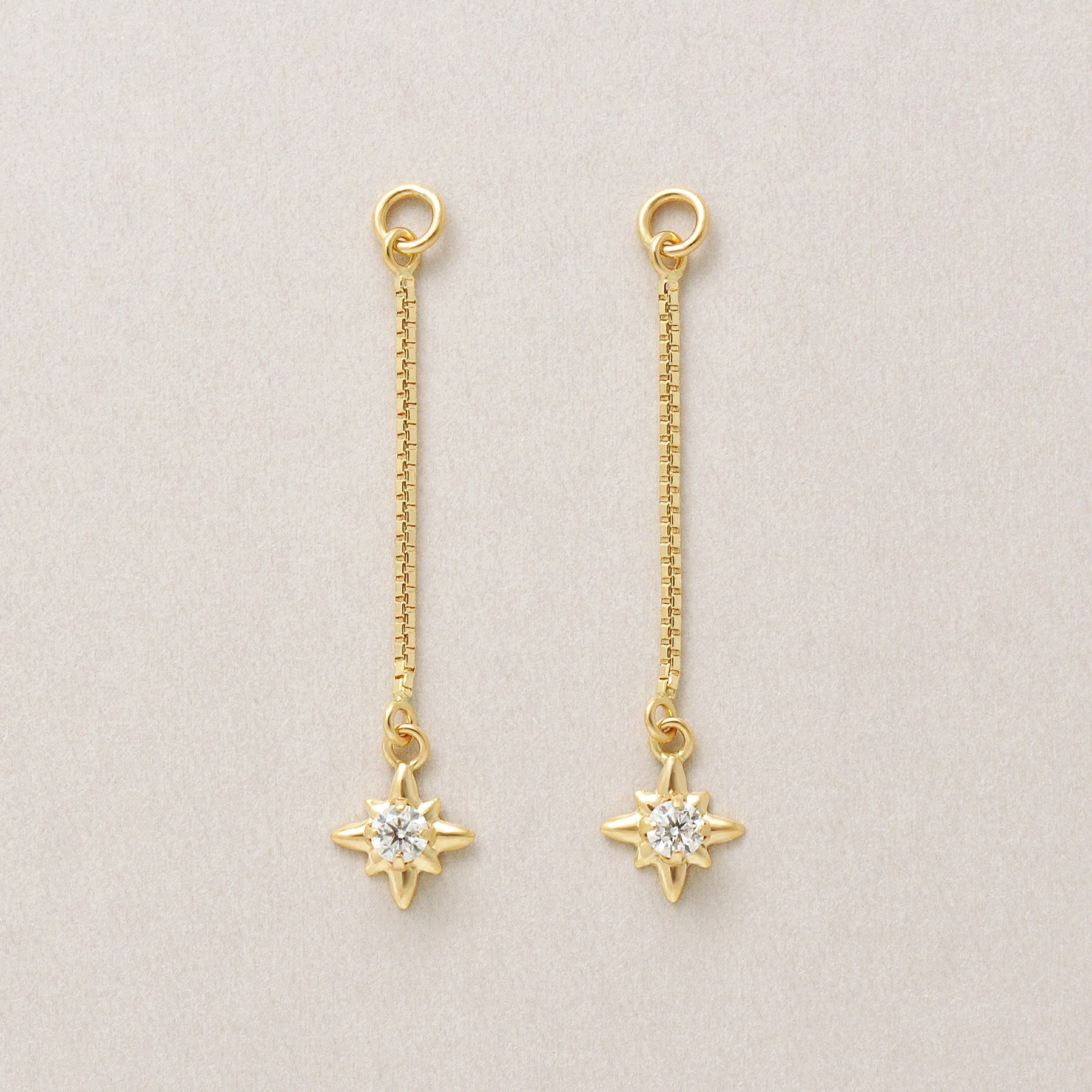 [Palette] 10K Star Charms (Yellow Gold) - Product Image