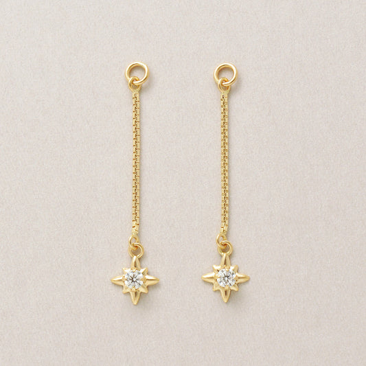 [Palette] 10K Star Charms (Yellow Gold) - Product Image