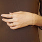 10K Yellow Gold Milgrain Diamond Ring - Model Image
