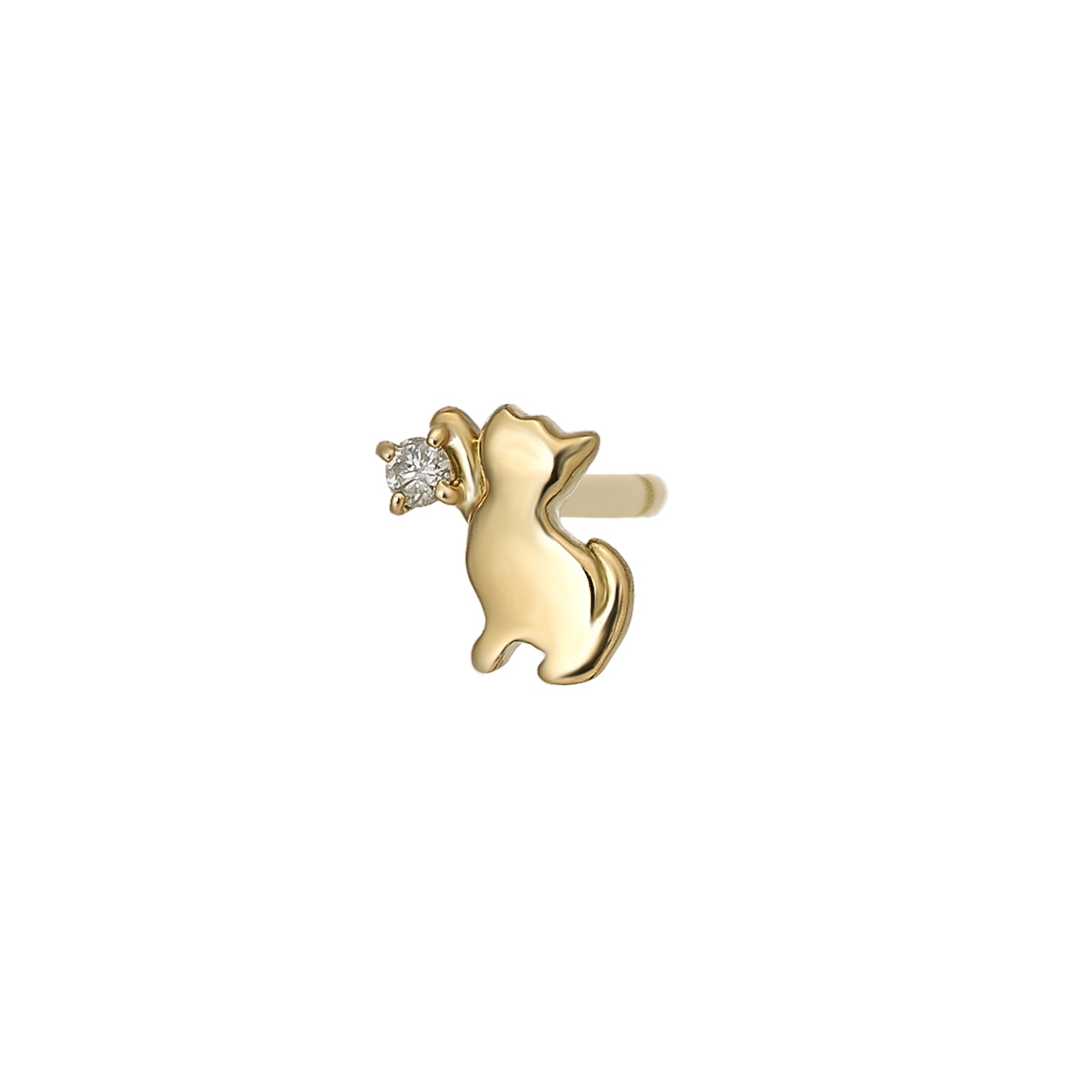 RATS ラッツ TAIL EARRINGS 18K GOLD RATS - TAIL EARRINGS 18K GOLD (GOLD) / テール イヤリング