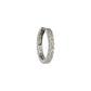 [Solo Earring] Diamond 0.06ct Huggie Hoop Single Earring (Platinum) - Product Image