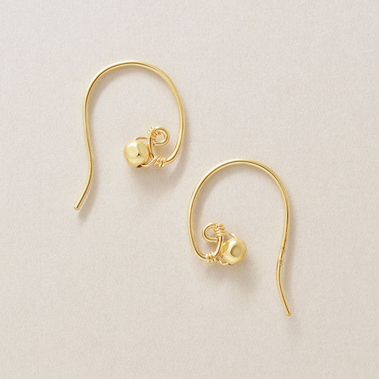 [Palette] Gold Filled Wire Base Earrings - Product Image