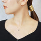 10K Blue Multicolor Circle Necklace (Yellow Gold) - Model Image