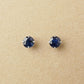 [Second Earrings] Platinum Blue Sapphire Earrings - Product Image