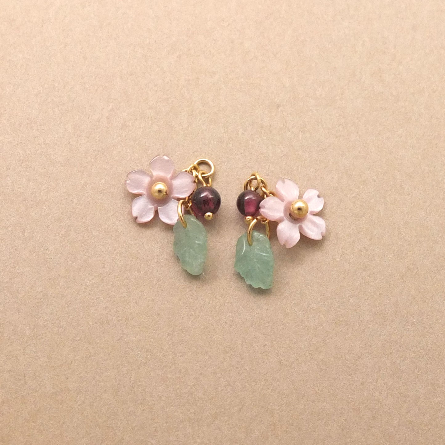 [Palette] Cherry Blossoms Charms (Yellow Gold) - Product Image