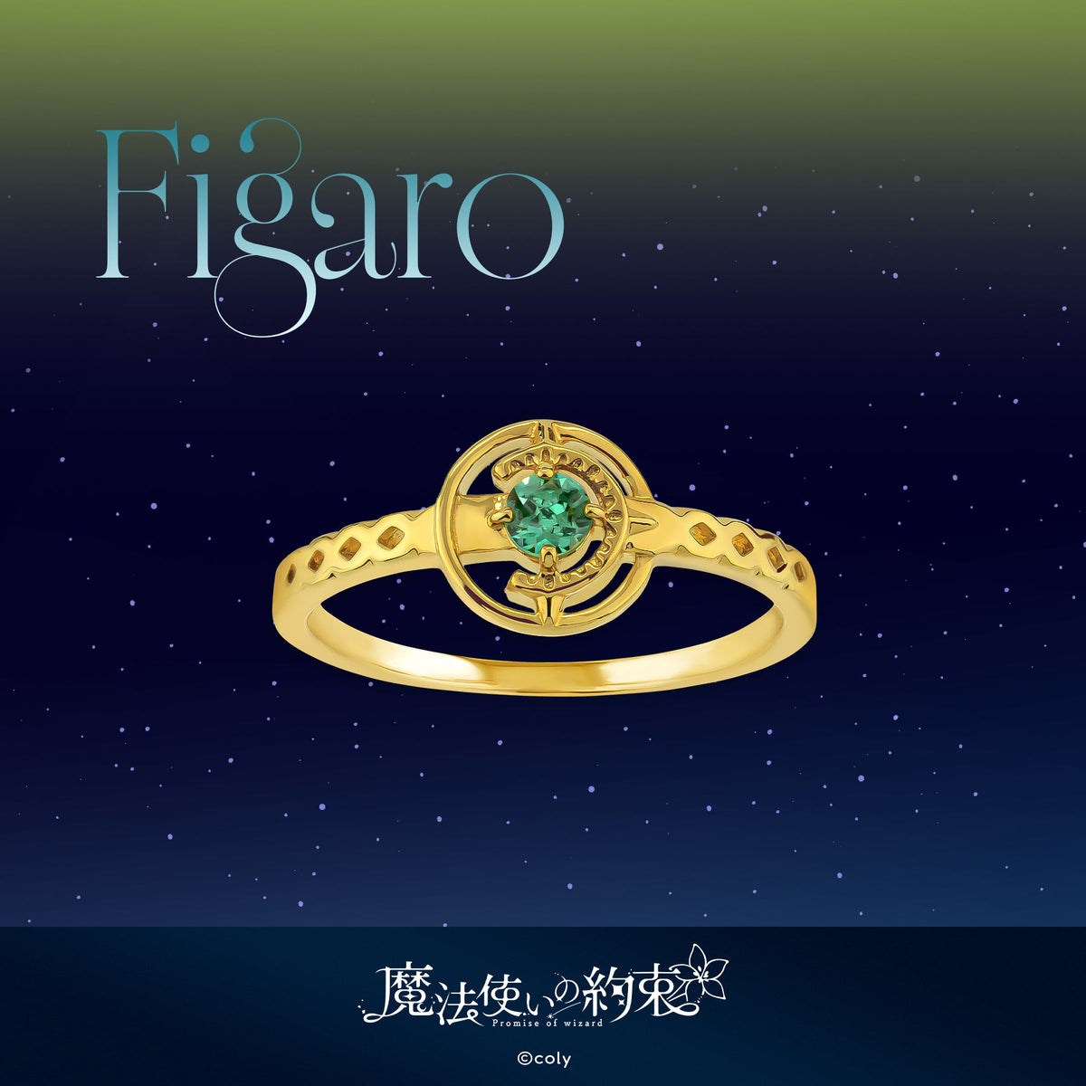 Promise of wizard - Silver Ring (Figaro)