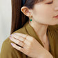 10K Yellow Gold Crossing Wave Ring - Model Image