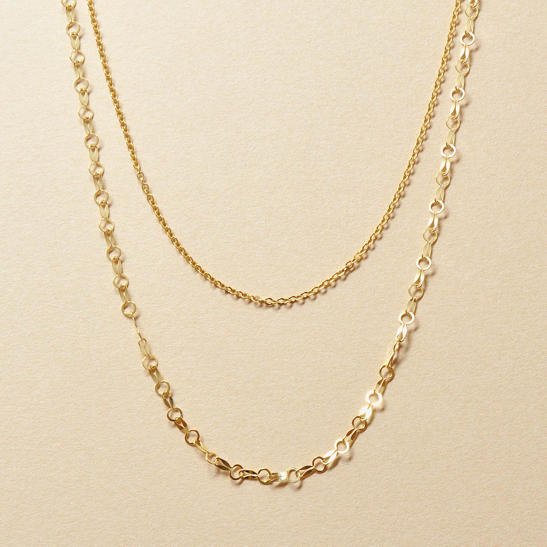 [WEB and Some Store Only] Gold Filled Double Chain Necklace – TAKE-UP ...