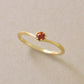 10K Yellow Gold Garnet Birthstone Ring [Starlet] - Product Image