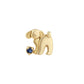 [Solo Earring] 18K/10K Poodle Single Earring (Yellow Gold) - Product Image