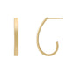 18K/10K Nuanced Dew Drop Earrings (Yellow Gold) - Product Image
