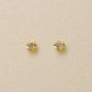 [Second Earrings] 18K Brown Diamond Earrings 0.08ct (Yellow Gold) - Product Image