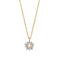 18K Diamond Star Wreath Necklace (Yellow Gold) - Product Image