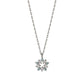 Platinum Diamond Star Wreath Necklace - Product Image