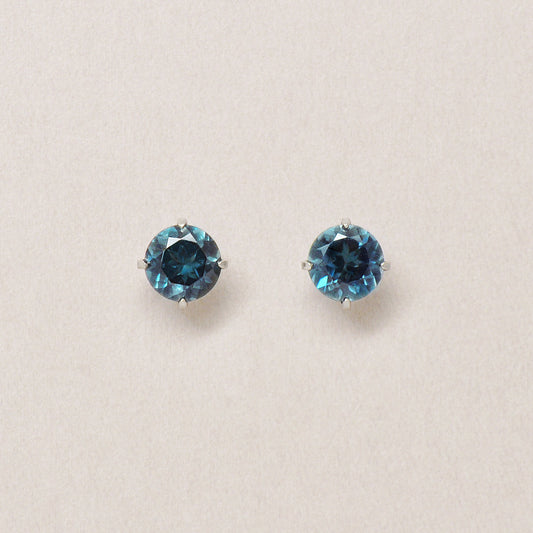 [Second Earrings] Platinum London Blue Topaz Earrings - Product Image