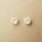 [Second Earrings] 18K Moonstone Earrings (4mm) (Yellow Gold) - Product Image