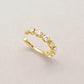 10K Moissanite Radiant Ear Cuff (Yellow Gold) - Product Image