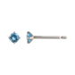 [Second Earrings] Platinum Santa Maria Aquamarine Earrings - Product Image