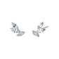 14K/10K Blue Topaz Marquise Meteor Earrings (White Gold) - Product Image