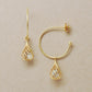 [Pannier] 18K/10K Spiral Drop Earrings (Yellow Gold) - Product Image