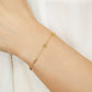 10K Multicolor Bracelet [Sunlit Coast] (Yellow Gold) - Model Image