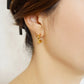 10K / 925 Sterling Silver Afghanite Earrings [Blue Treasure] - Model Image
