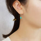 [Palette] 10K Turquoise Charms (Yellow Gold) - Model Image