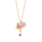 [Birth Flower Jewelry] May - Carnation Necklace (Rose Gold) - Product Image