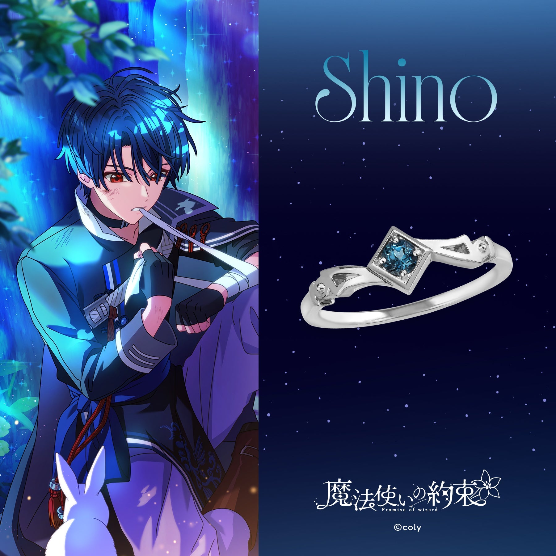 Promise of wizard - Silver Ring (Shino)