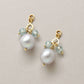 [Palette] 10K Grey Pearl Charms (Yellow Gold) - Product Image