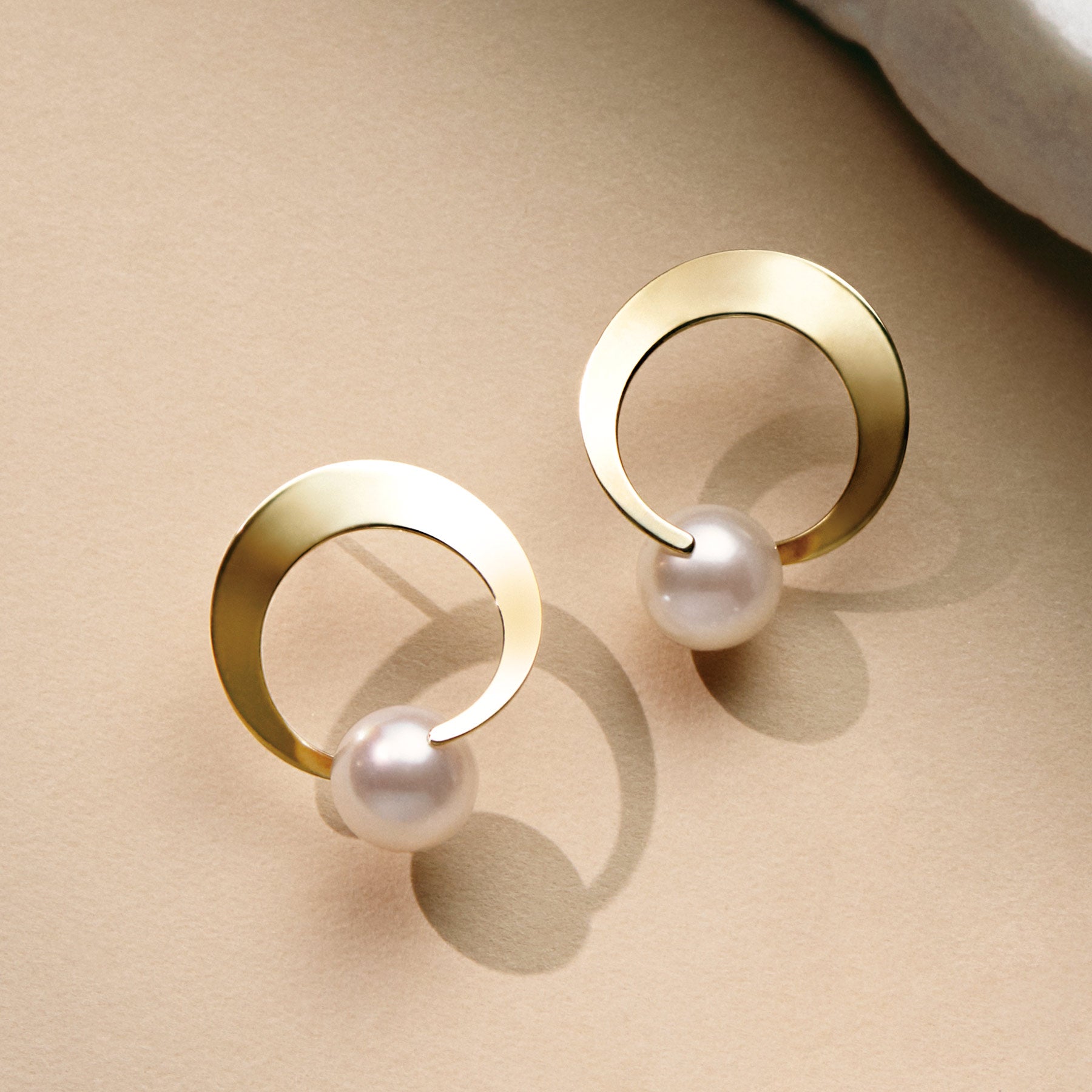 [Golden dew]18K☆Darjeeling (Pearl) 7.5 mm Single Earring Golden dew]18K☆Darjeeling (Pearl) 7.5 mm Single Earring