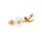 [Birth Flower Jewelry] July - Lily Single Earring - Product Image