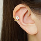 [Birth Flower Jewelry] July - Lily Ear Cuff - Model Image