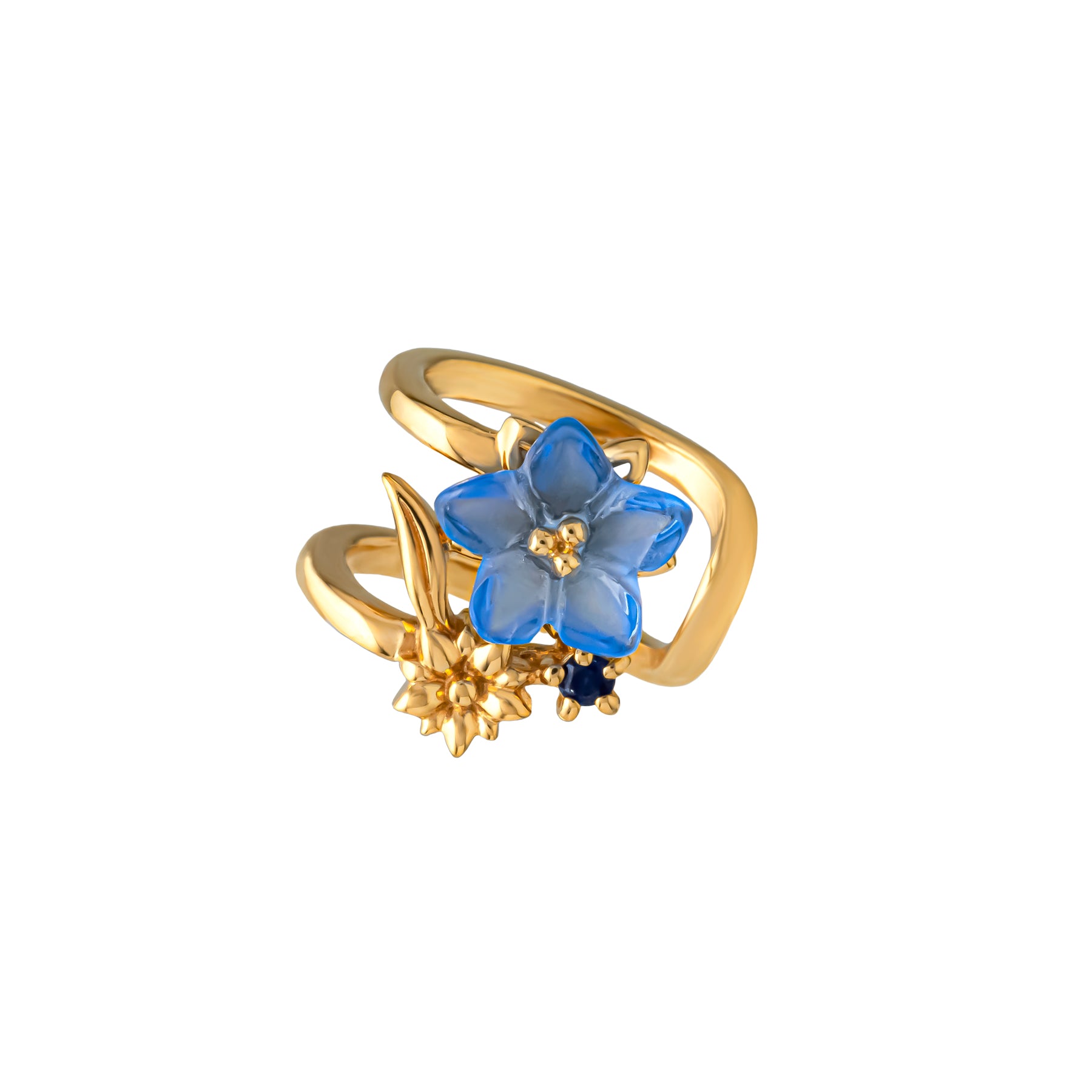 [Birth Flower Jewelry] September - Gentian Ear Cuff - Product Image