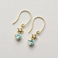 10K Star Wire Earrings (Yellow Gold) - Product Image