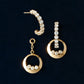 [Palette] 10K Moissanite Charms [Star Stream] (Yellow Gold) - Product Image