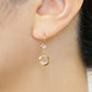 [Palette] 10K Moissanite Charms [Star Stream] (Yellow Gold) - Model Image