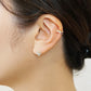 10K Iolite Moissanite Ear Cuff [Celestial Bodies] (Yellow Gold) - Model Image