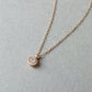[Web Exclusive] 18K Diamond Solitaire Necklace (Rose Gold) - Product Image