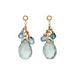 [Palette] 10K Fluorite Charms (Yellow Gold) - Product Image