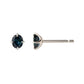 [Limited Quantity] [Second Earrings] Platinum Blue Sapphire Earrings - Product Image