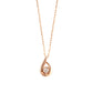 [WEB Exclusive] 10K Diamond Dew Drop Petit Necklace (Rose Gold) - Product Image