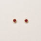 [Second Piercing] 18K Ruby Earrings (Yellow Gold) - Product Image