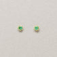 [Second Earrings] 18K Emerald Earrings (Yellow Gold) - Product Image