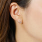 18K/10K Blue Topaz Earrings [Moonlight] (Yellow Gold) - Model Image
