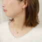 18K/10K Topaz 2Way Earrings [Blue Danube] (Yellow Gold) - Model Image