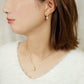 10K White Shell Necklace [Edelweiss] (Yellow Gold) - Model Image
